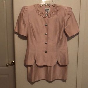 Leslie Fay Pink Suit